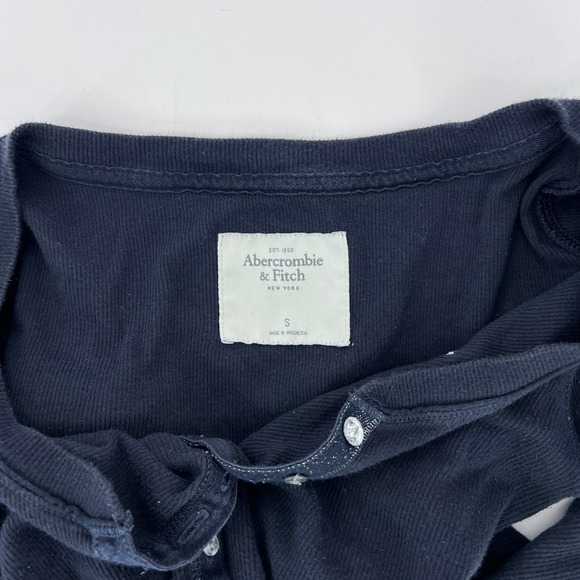 Vintage Y2K Abercrombie & Fitch Thermal Henley Elena Gilbert Bella Swan style S - Picture 5 of 9